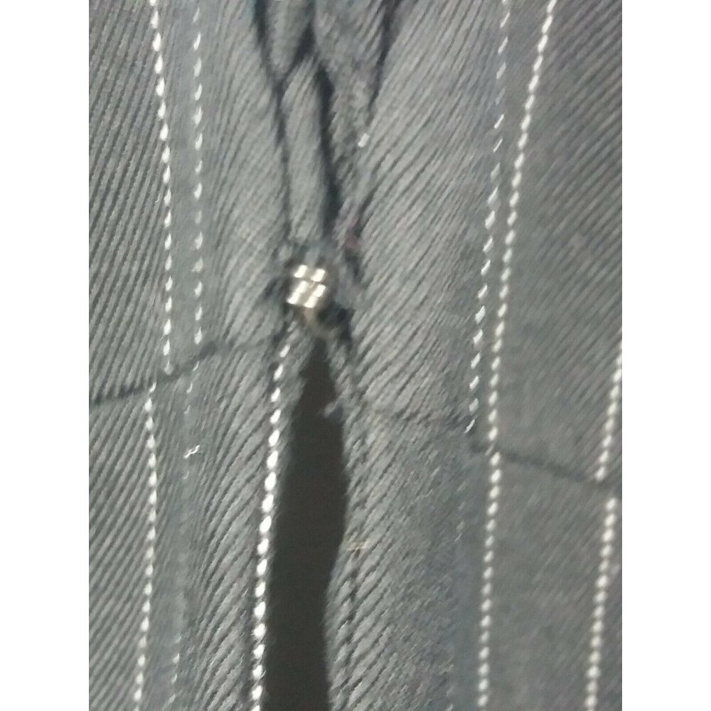 Canyon River Blues Black Blazer Jacket Sz Medium Pinstripe - Picture 6 of 10